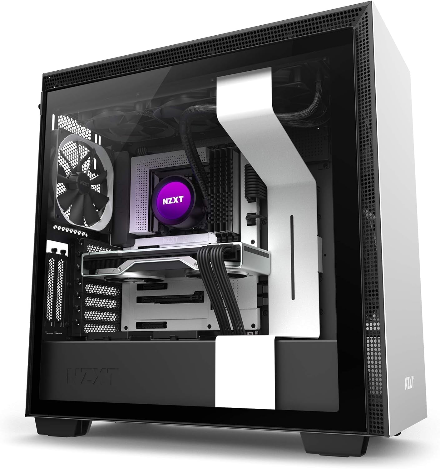 Kraken Z73 360mm AIO RGB Liquid CPU Cooler with Customizable LCD Display, Enhanced Pump, CAM V4 Software, RGB Connector, and Three Aer P 120mm Radiator Fans - Black