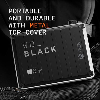 WD_BLACK 4TB P10 Game Drive for Xbox with 1-Month Xbox Game Pass - Portable External Hard Drive for Convenient Access to Your Xbox Game Library - WDBA5G0040BBK-WESN